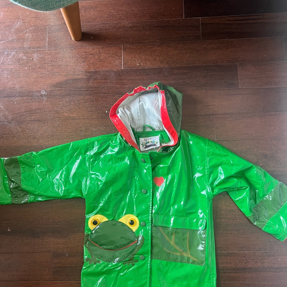 Kidorable Green Frog Raincoat